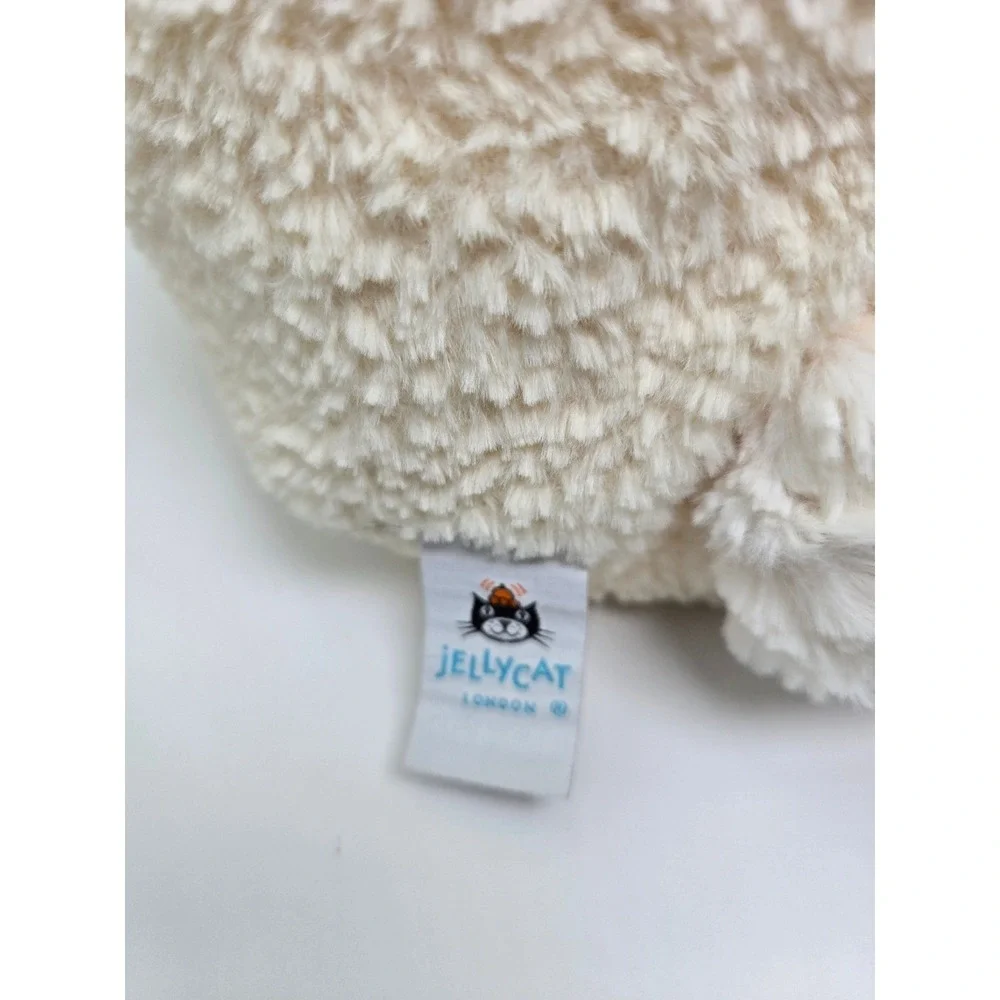 Jellycat Amore Bunny Cream Plush Stuffed Animal Retired Rare Weighted‎